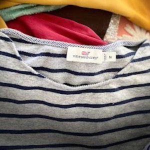 Vineyard Vines Women's Striped Bell Sleeved Shirt - Medium